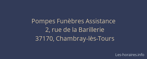 Pompes Fun&egrave;bres Assistance