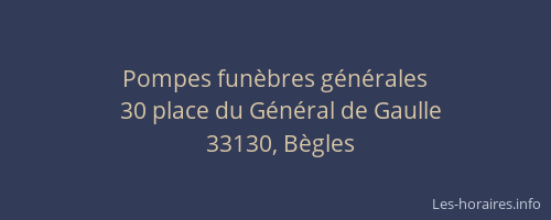 Pompes fun&egrave;bres g&eacute;n&eacute;rales