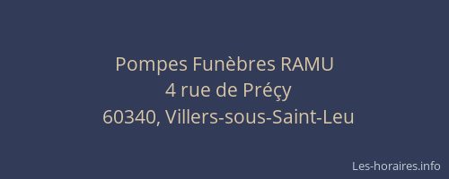 Pompes Fun&egrave;bres RAMU
