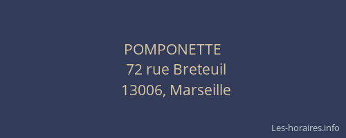 POMPONETTE
