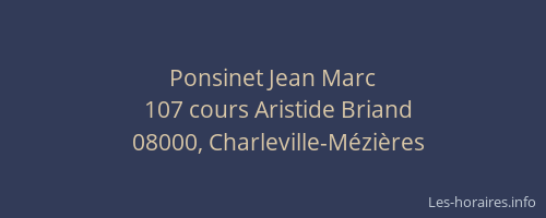 Ponsinet Jean Marc