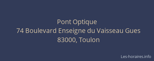 Pont Optique