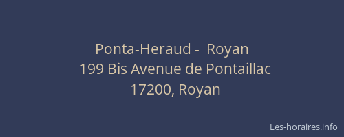 Ponta-Heraud -  Royan
