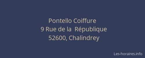 Pontello Coiffure