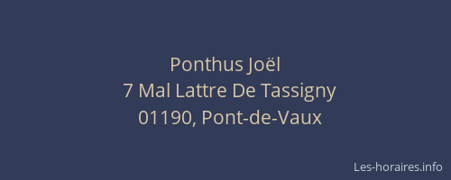 Ponthus Joël