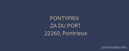 PONTYPRIX