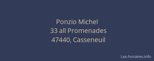 Ponzio Michel