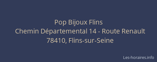 Pop Bijoux Flins