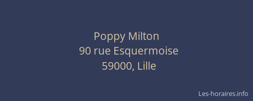 Poppy Milton