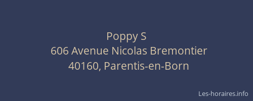 Poppy S