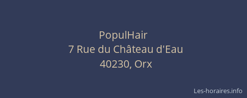 PopulHair