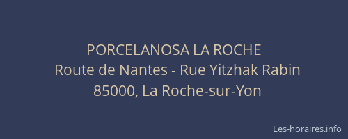 PORCELANOSA LA ROCHE