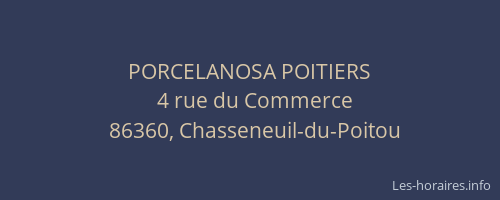 PORCELANOSA POITIERS