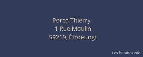 Porcq Thierry