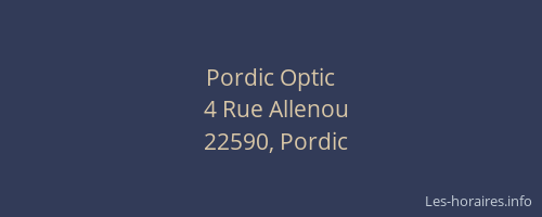 Pordic Optic