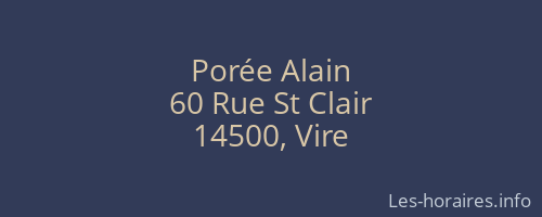 Porée Alain