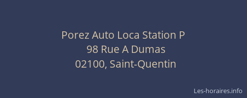Porez Auto Loca Station P