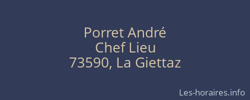Porret André