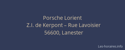 Porsche Lorient