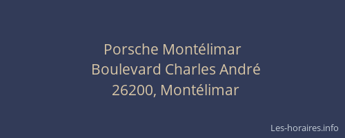 Porsche Montélimar