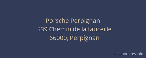 Porsche Perpignan