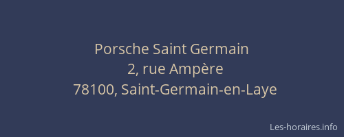 Porsche Saint Germain
