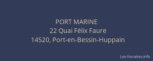 PORT MARINE