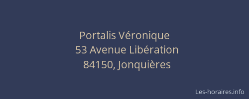Portalis V&eacute;ronique