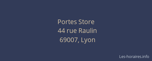 Portes Store