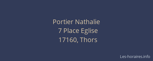 Portier Nathalie