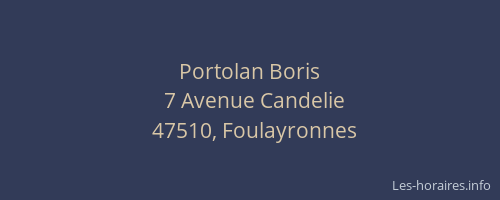 Portolan Boris