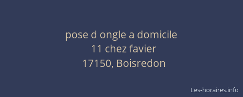 pose d ongle a domicile