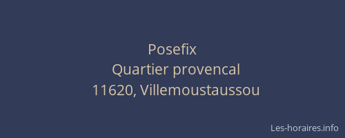Posefix