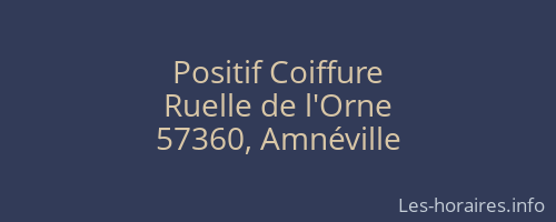 Positif Coiffure
