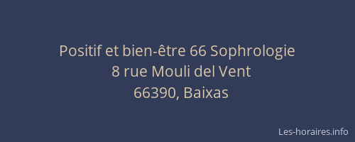 Positif et bien-&ecirc;tre 66 Sophrologie