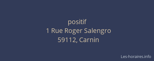 positif