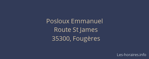 Posloux Emmanuel