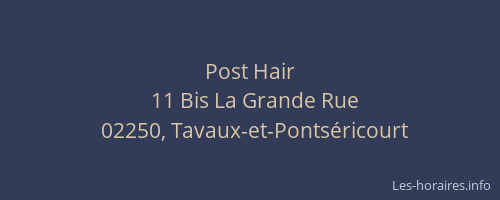 Post Hair