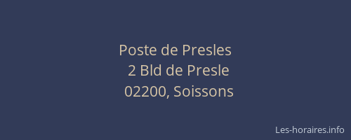 Poste de Presles