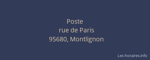 Poste
