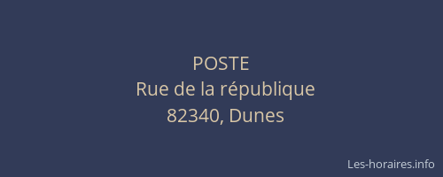 POSTE