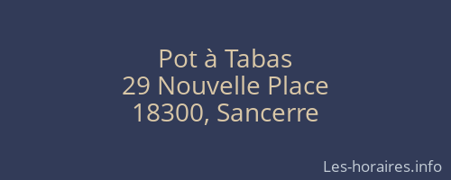 Pot à Tabas