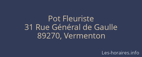 Pot Fleuriste