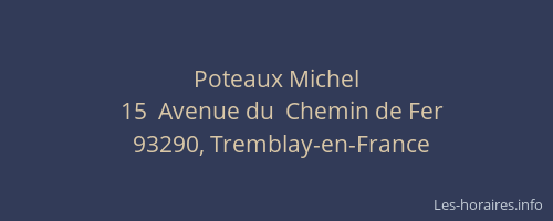 Poteaux Michel