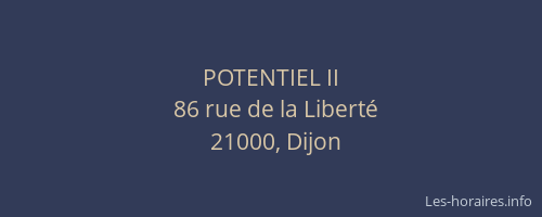 POTENTIEL II