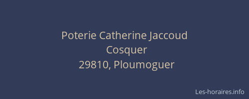 Poterie Catherine Jaccoud
