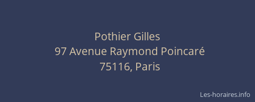 Pothier Gilles