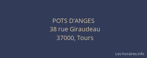 POTS D'ANGES