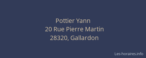 Pottier Yann