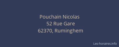 Pouchain Nicolas